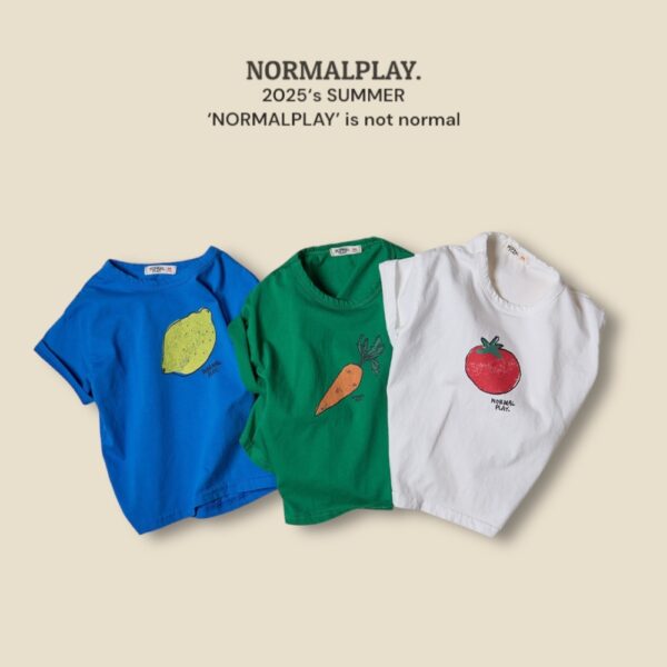 (預購) Normal play- 水果短袖上衣T恤