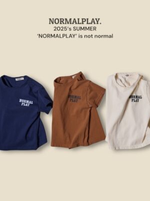 (預購) Normal play- 品牌字母上衣T恤