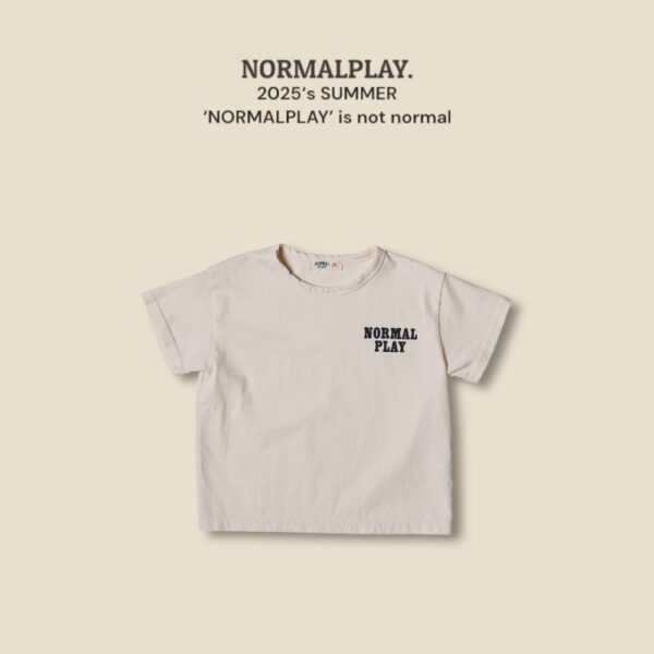 (預購) Normal play- 品牌字母上衣T恤