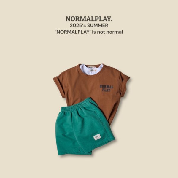 (預購) Normal play- 品牌字母上衣T恤