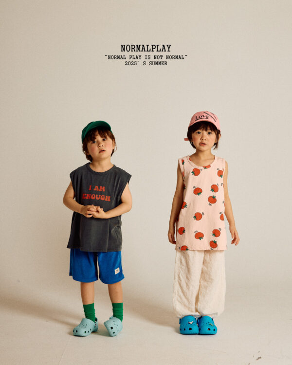 (預購) Normal play- 大紅番茄背心上衣