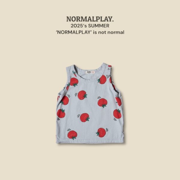 (預購) Normal play- 大紅番茄背心上衣