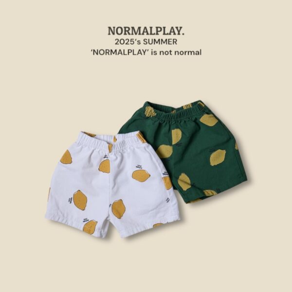 (預購) Normal play- 酸甜檸檬俏皮短褲