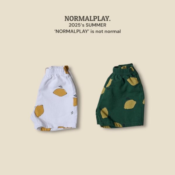 (預購) Normal play- 酸甜檸檬俏皮短褲