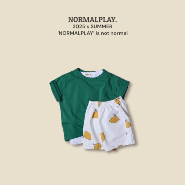 (預購) Normal play- 酸甜檸檬俏皮短褲