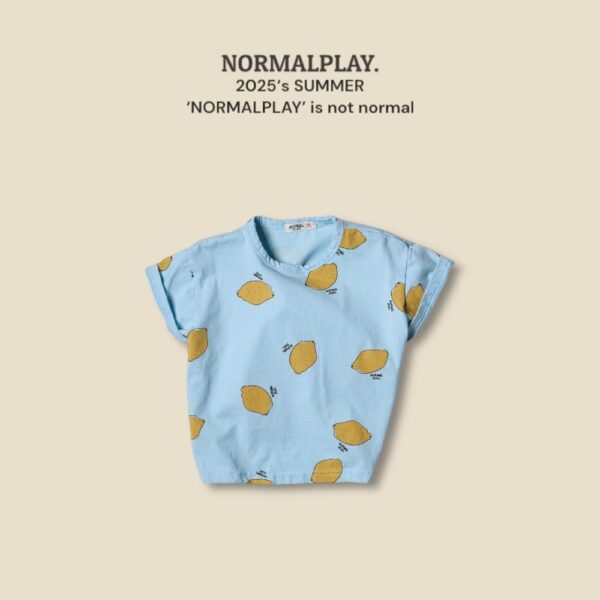 (預購) Normal play- 酸溜溜黃檸檬上衣