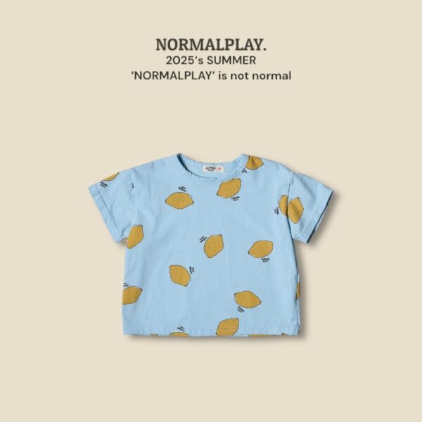 (預購) Normal play- 酸溜溜黃檸檬上衣