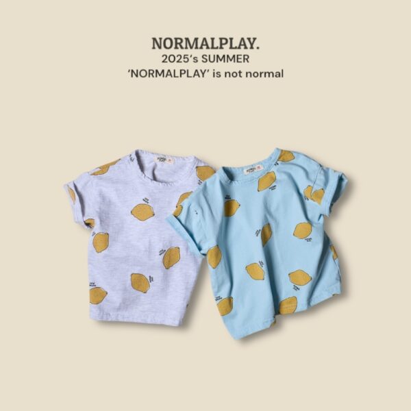 (預購) Normal play- 酸溜溜黃檸檬上衣