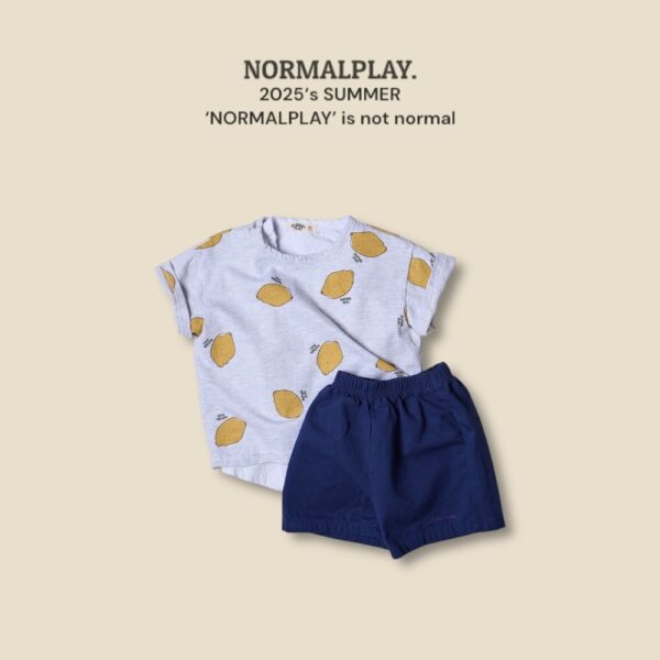 (預購) Normal play- 酸溜溜黃檸檬上衣