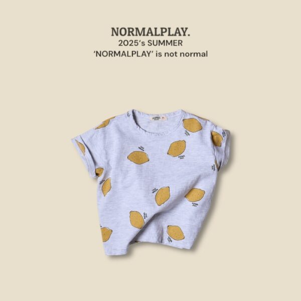 (預購) Normal play- 酸溜溜黃檸檬上衣