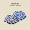 (預購) Normal play- 城市條紋鬆緊短褲