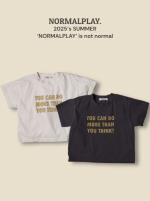 (預購) Normal play- 英文標語上衣