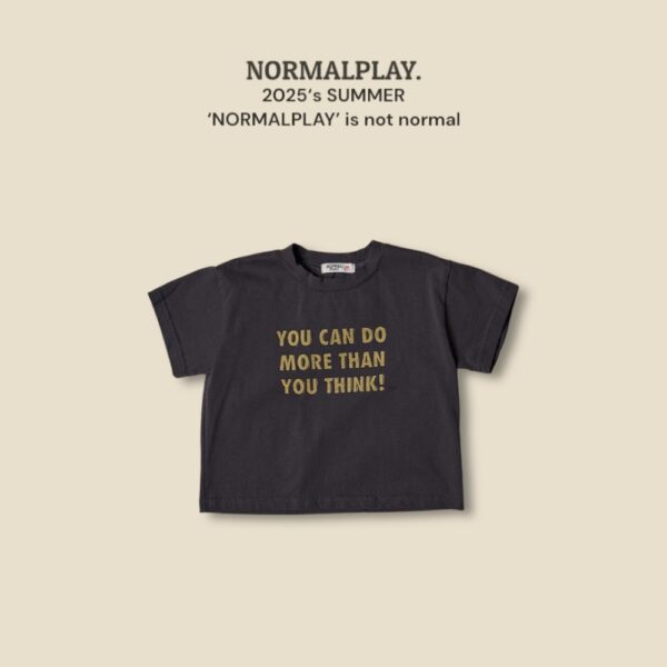 (預購) Normal play- 英文標語上衣