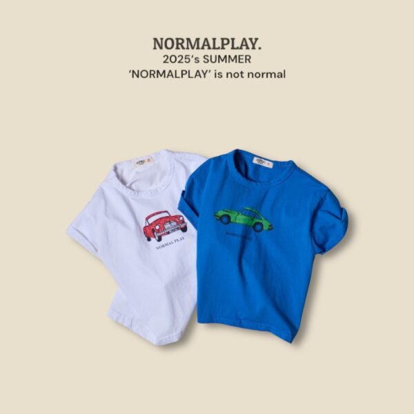 (預購) Normal play- 汽車噗噗短袖上衣