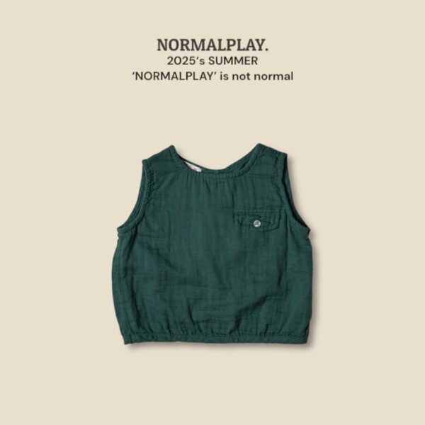 (預購) Normal play- 後背扣設計背心套裝