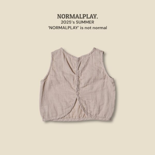 (預購) Normal play- 後背扣設計背心套裝