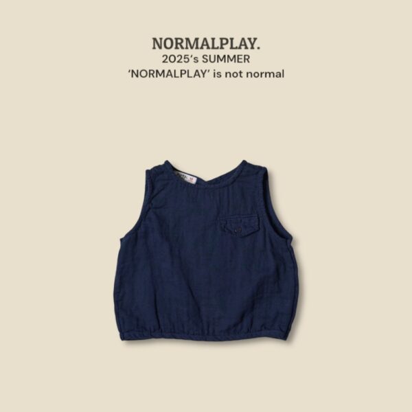 (預購) Normal play- 後背扣設計背心套裝