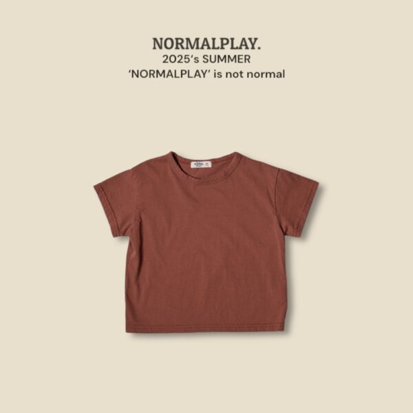 (預購) Normal play- 素色簡單百搭上衣