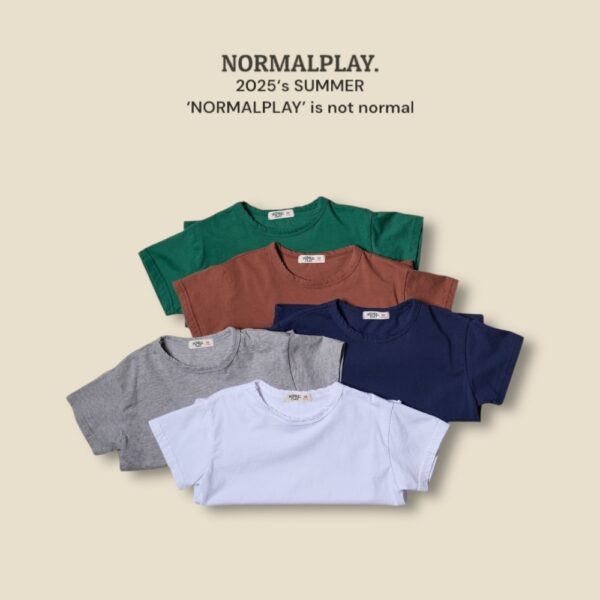 (預購) Normal play- 素色簡單百搭上衣