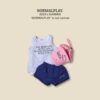 (預購) Normal play- 英文標語無袖背心上衣