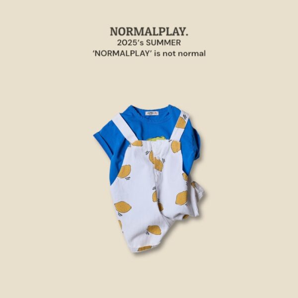 (預購) Normal play- 酸甜檸檬吊帶褲裝