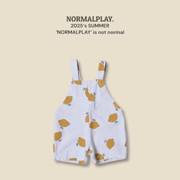 (預購) Normal play- 酸甜檸檬吊帶褲裝