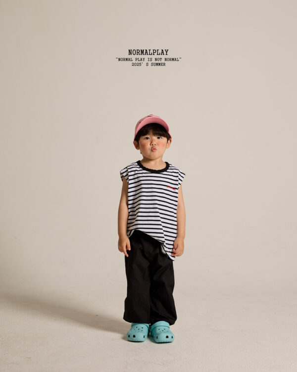 (預購) Normal play- 城市條紋無袖上衣