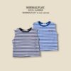 (預購) Normal play- 城市條紋無袖上衣