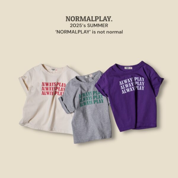 (預購) Normal play- Always Play 短袖上衣