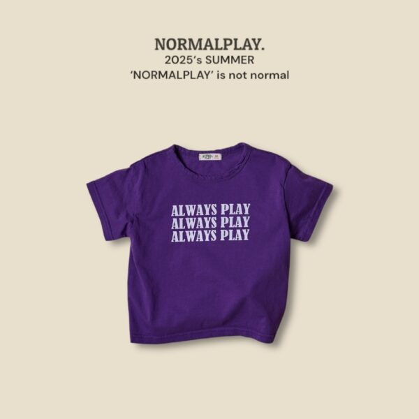 (預購) Normal play- Always Play 短袖上衣