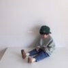 韓國RODA-J 訂制款R帽 - 兒童碳黑/磚橘
