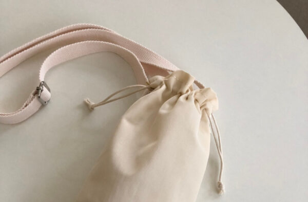 可愛小熊刺繡水壺背帶
