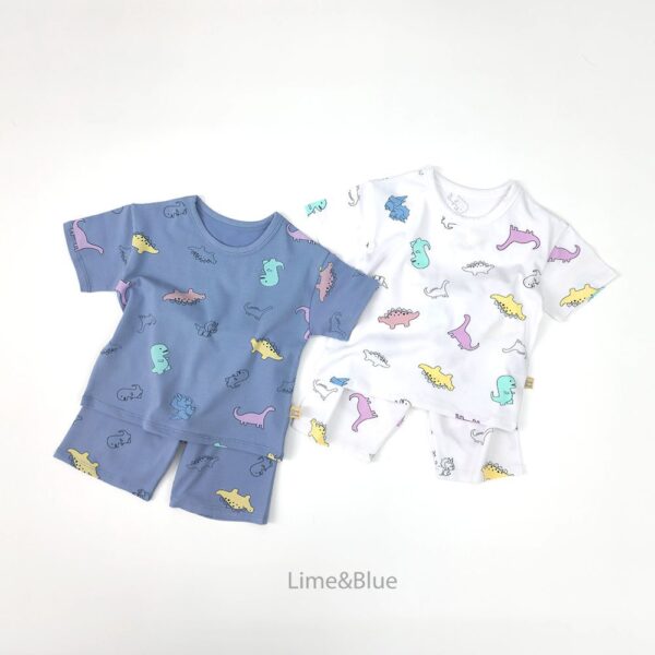 26SS 韓國童裝 恐龍居家服套裝