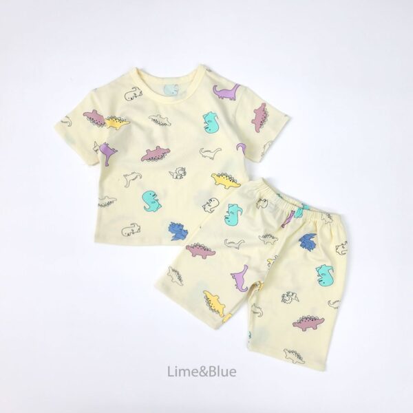 26SS 韓國童裝 恐龍居家服套裝