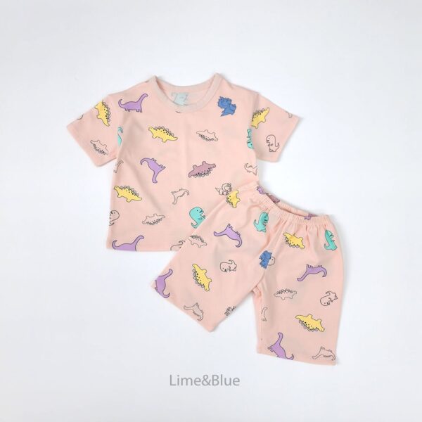 26SS 韓國童裝 恐龍居家服套裝