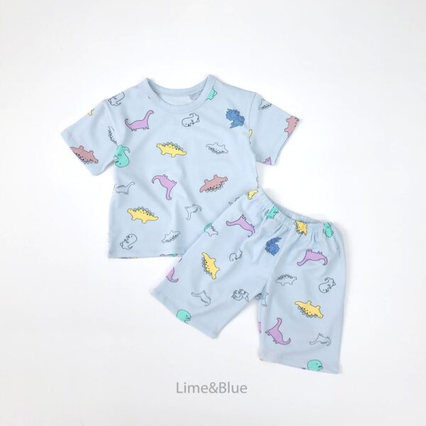 26SS 韓國童裝 恐龍居家服套裝