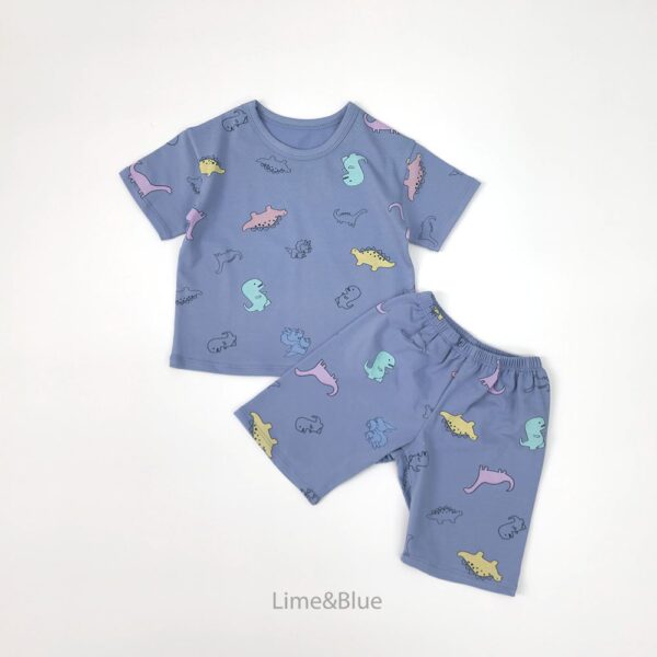26SS 韓國童裝 恐龍居家服套裝