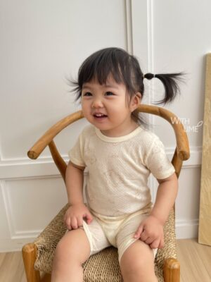 26SS 韓國童裝 小熊洞洞涼爽居家服