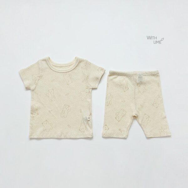 26SS 韓國童裝 小熊洞洞涼爽居家服