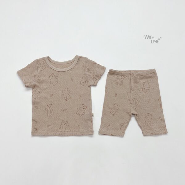 26SS 韓國童裝 小熊洞洞涼爽居家服