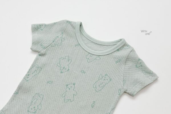 26SS 韓國童裝 小熊洞洞涼爽居家服