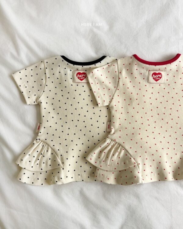 26SS 韓國童裝 滿版愛心護肚居家套裝