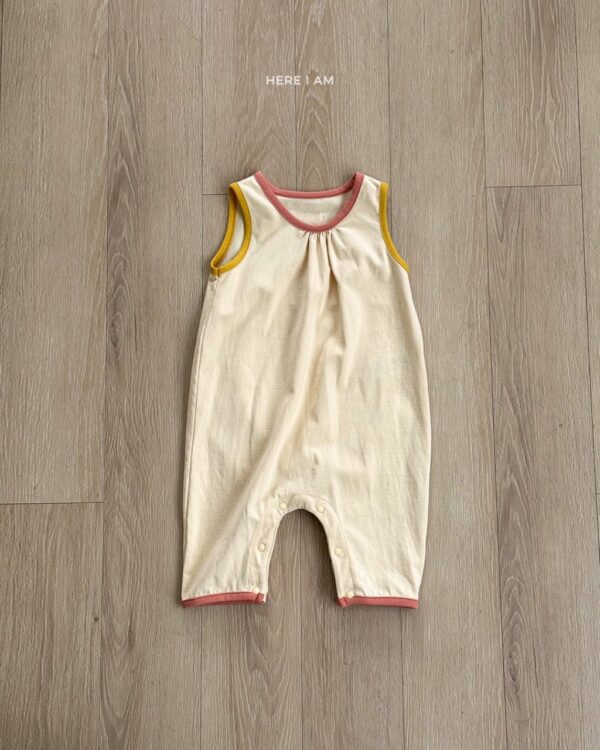 26SS 韓國童裝 舒適糖果色系連身衣