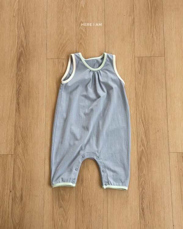 26SS 韓國童裝 舒適糖果色系連身衣