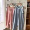 26SS 韓國童裝 舒適糖果色系連身衣