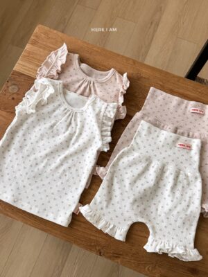 DM_20260313095242_001 26SS 韓國童裝 滿版荷葉邊鬱金香居家套裝