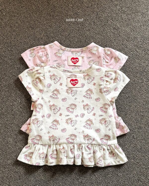 26SS 韓國童裝 滿版森林小兔居家套裝