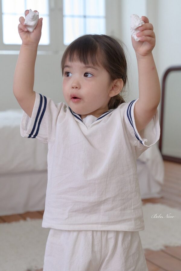 26SS 韓國童裝 水手上下套裝