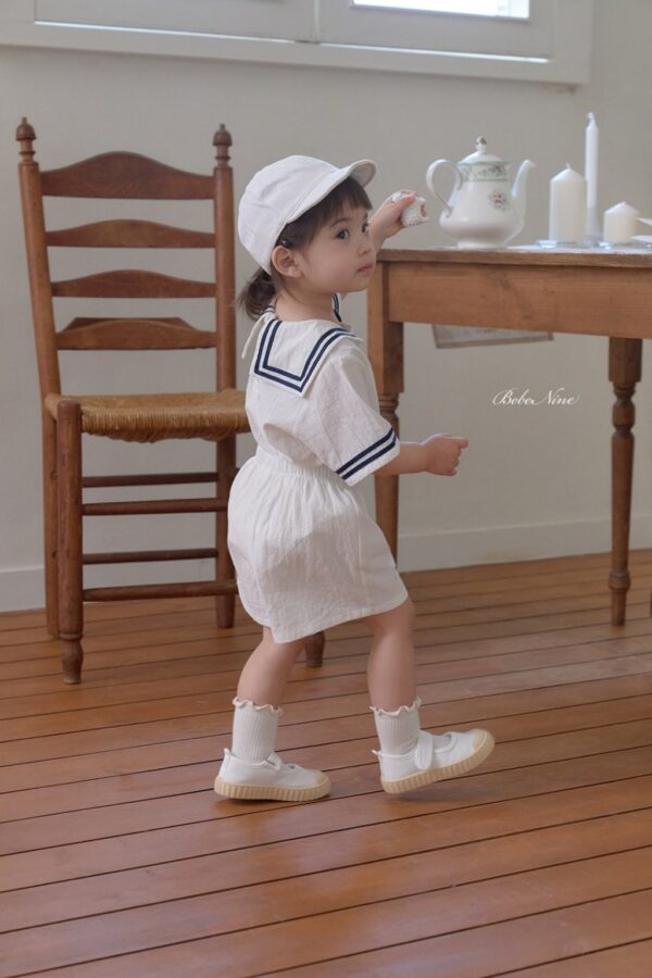 26SS 韓國童裝 水手上下套裝