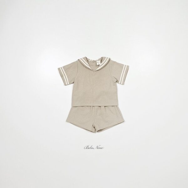 26SS 韓國童裝 水手上下套裝